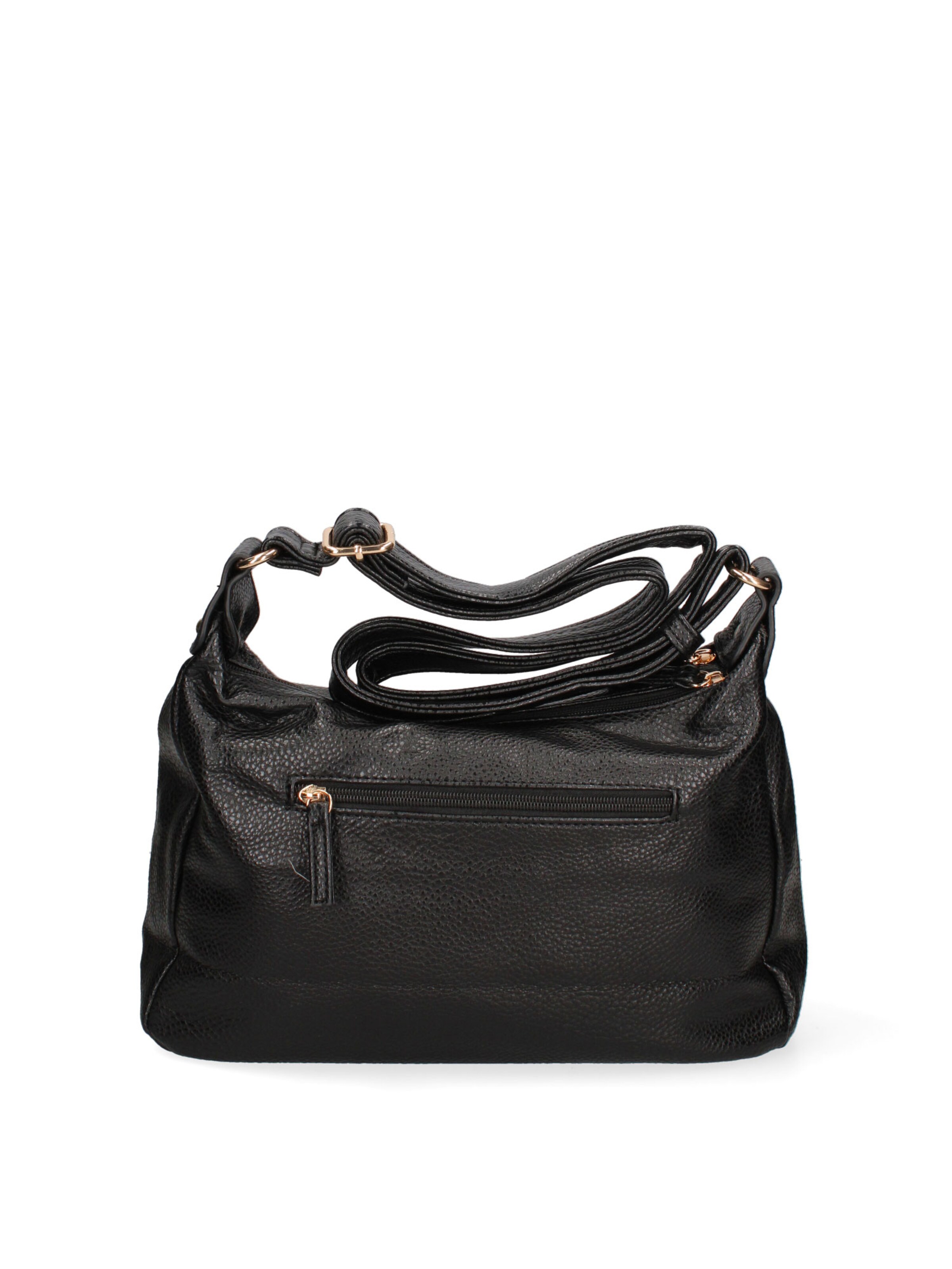Borsa a spalla 'Borsa a Tracolla Donna Ecopelle con Zip e Tasche Multiple - B Cavalli' di B. Cavalli in nero