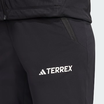 ADIDAS TERREX Slim fit Sports trousers in Black