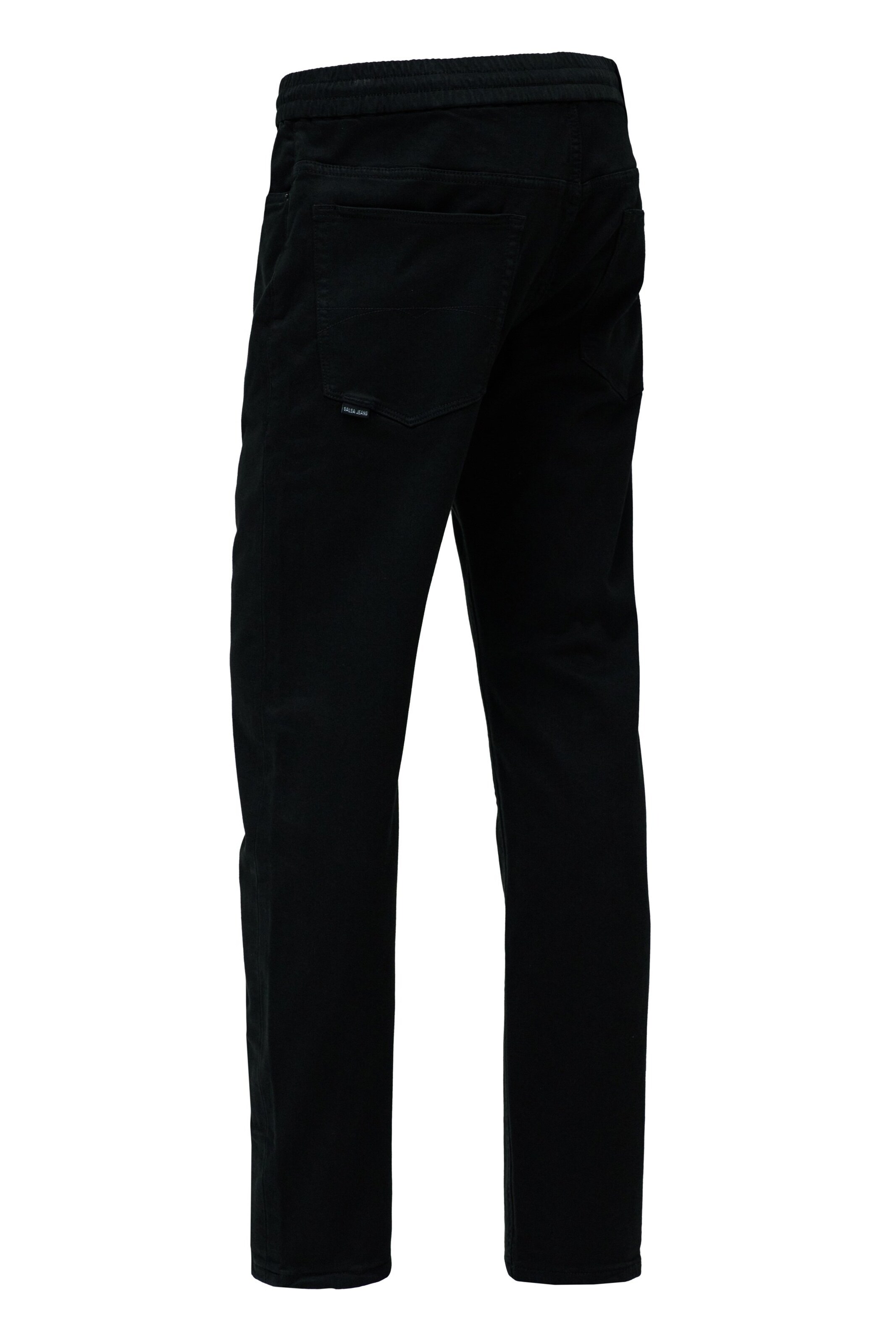 Salsa Jeans Slimfit Broek in Zwart