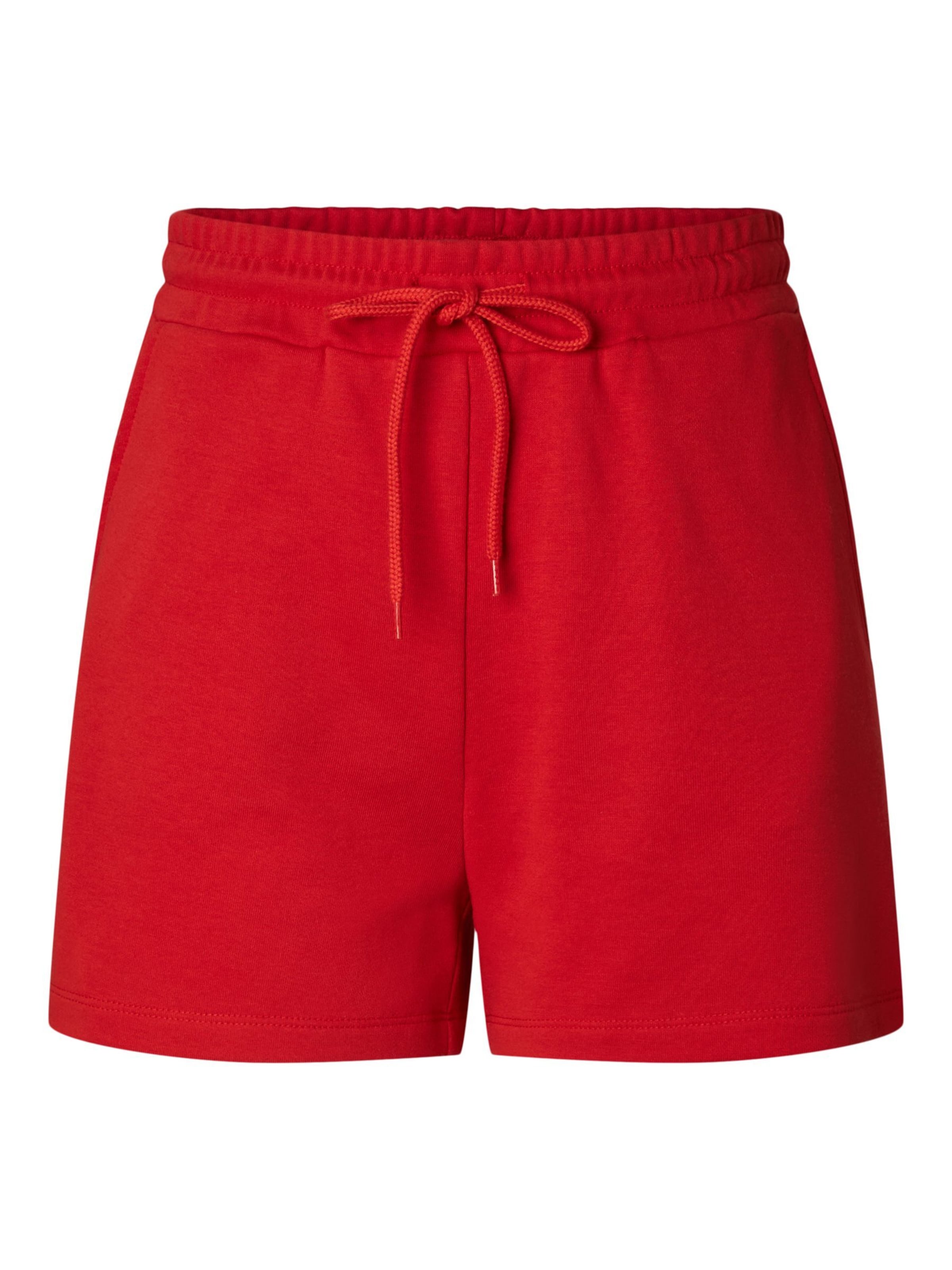 Pantalon 'PCChilli' PIECES en rouge : devant