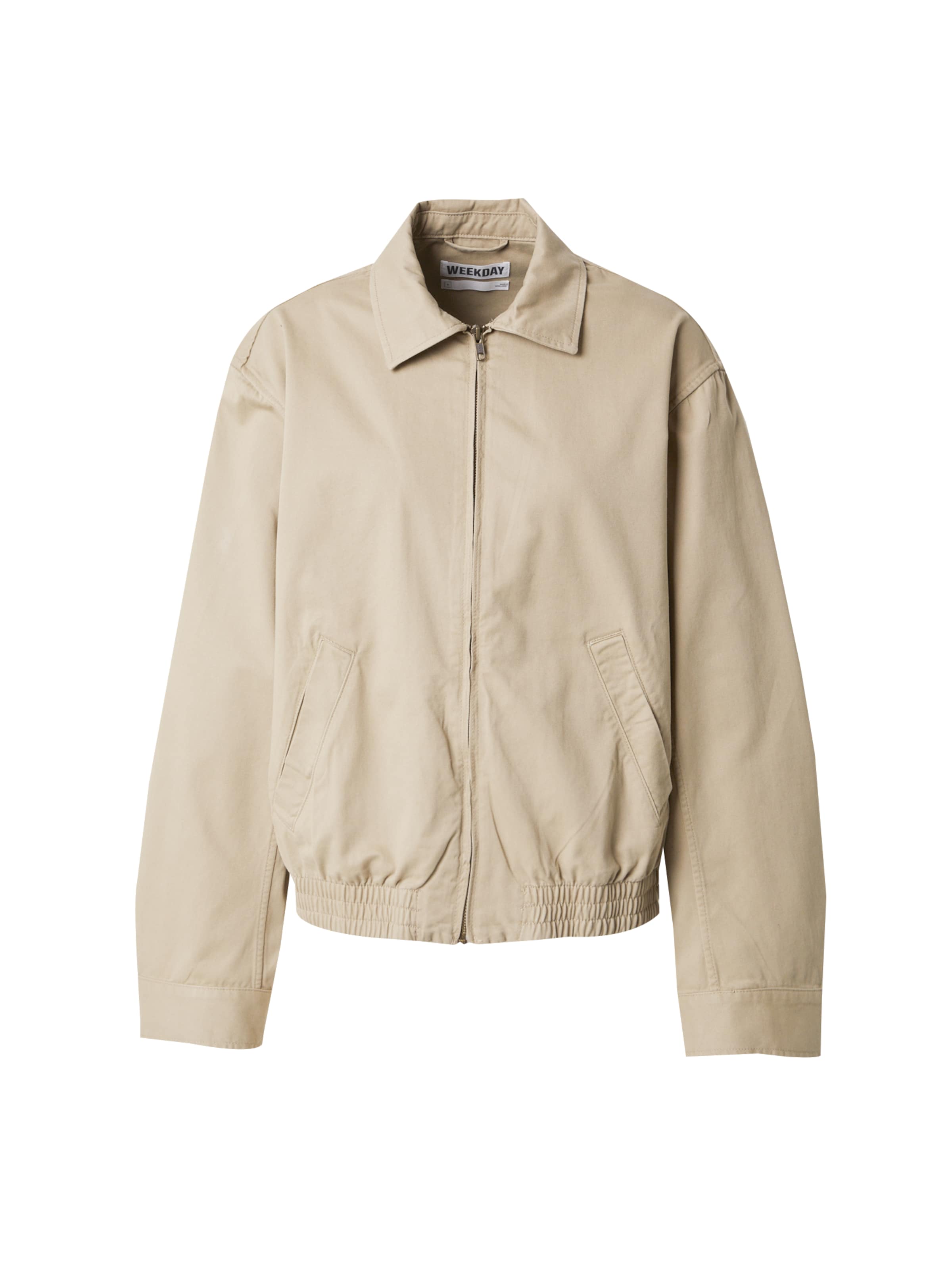 WEEKDAY Φθινοπωρινό και ανοιξιάτικο μπουφάν 'Zazu' σε μπεζ: μπροστά