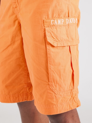 CAMP DAVID Regular Cargo trousers in Orange