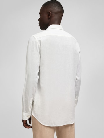 HECHTER PARIS Regular fit Zakelijk overhemd in Wit