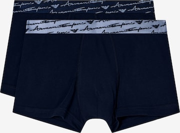 Boxers Emporio Armani en bleu : devant