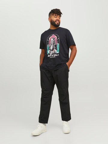Jack & Jones Plus Shirt 'AFTERLIFE' in Schwarz