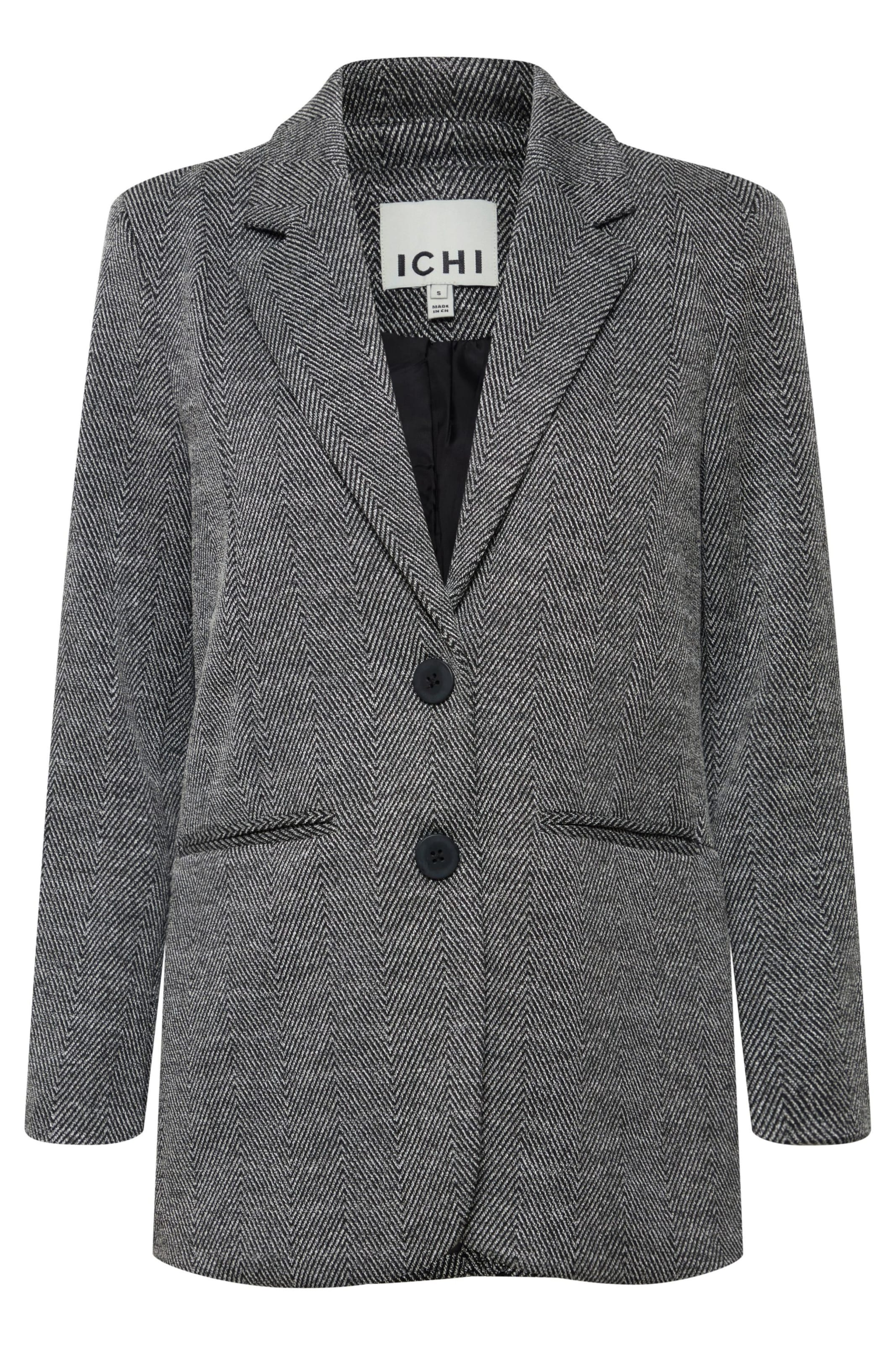 Blazer ICHI en noir : devant