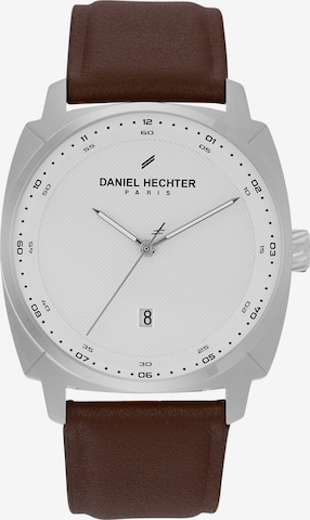 Daniel Hechter Watches Analog Watch 'Carre Marron' in Brown: front