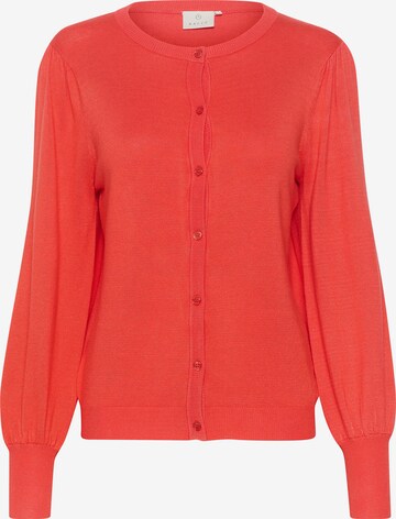 Cardigan 'Lizza' Kaffe en rouge : devant