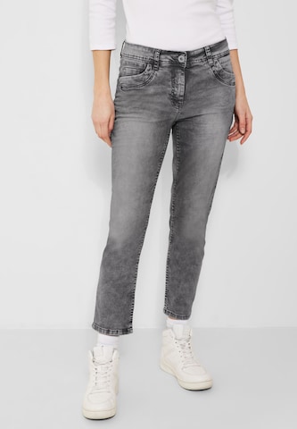 CECIL Slimfit Jeans 'Scarlett' i grå: forside