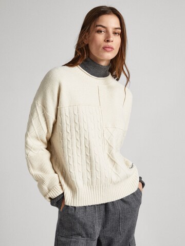 Pepe Jeans Pullover 'ERIKA' in Weiß: predná strana