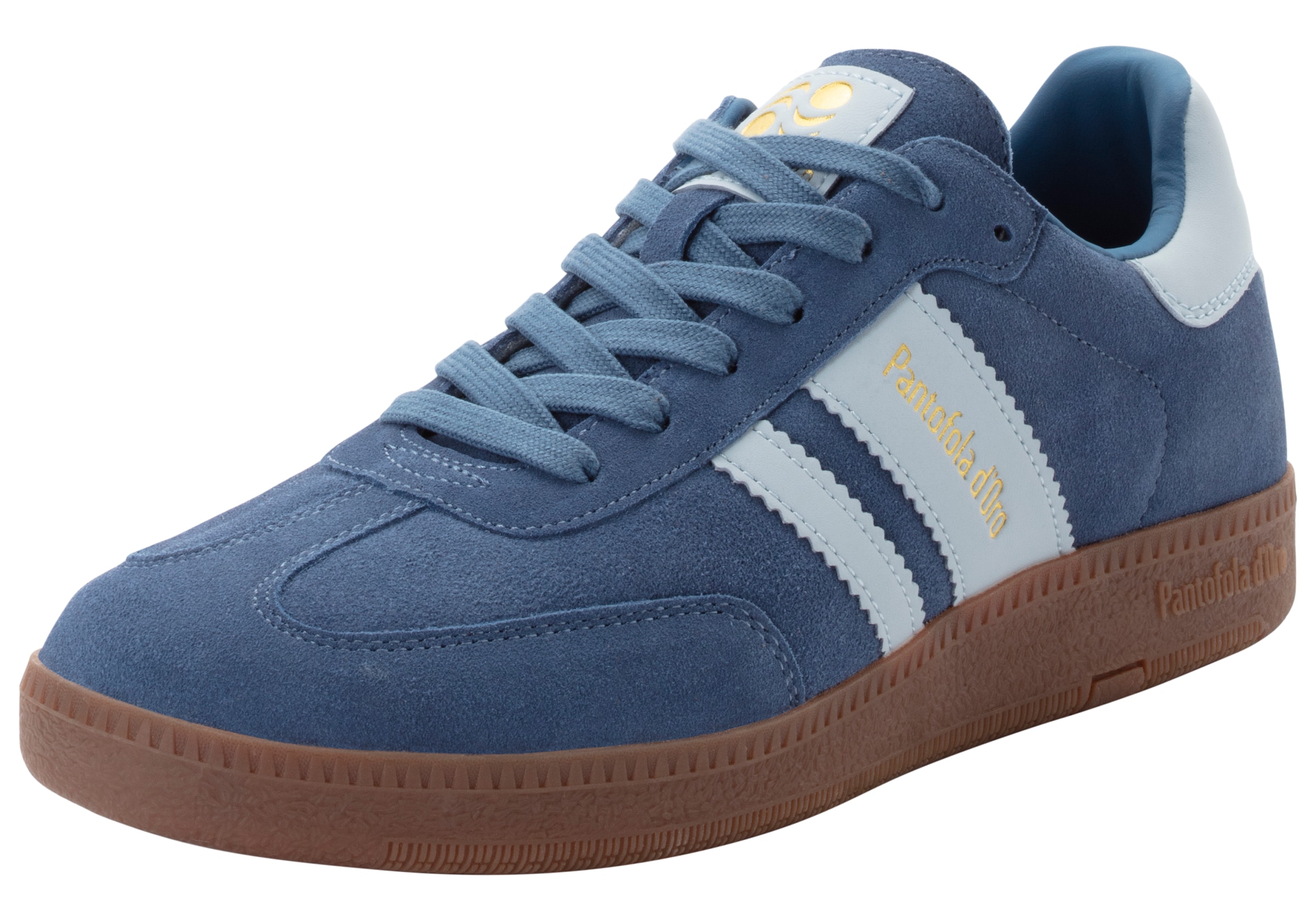 Baskets basses 'Bellare' PANTOFOLA D'ORO en bleu : devant