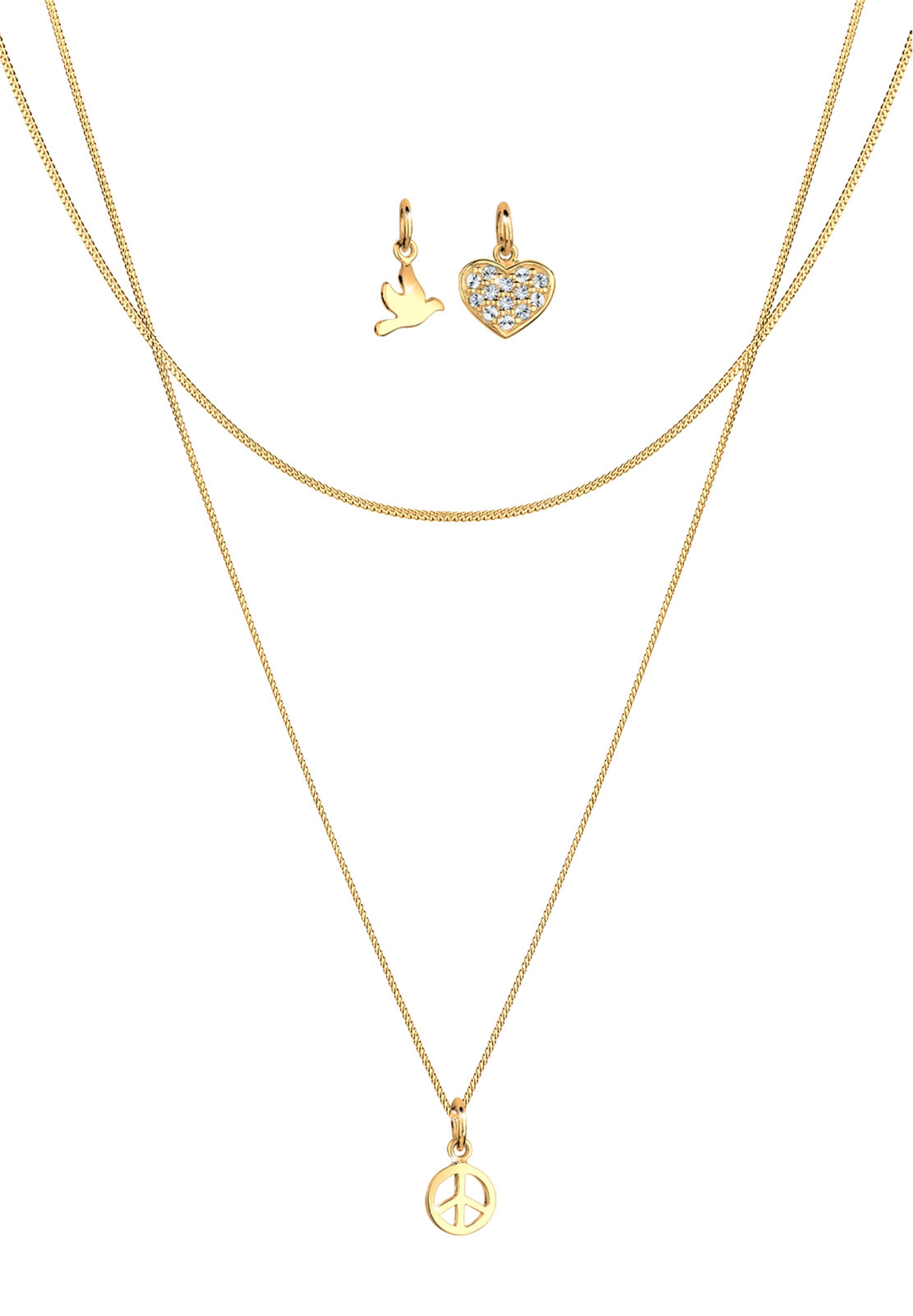 Parure de bijoux ELLI en or : devant