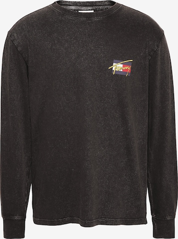 Tommy Jeans Shirt in Zwart: voorkant