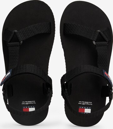 Tommy Jeans Sandalen in Zwart