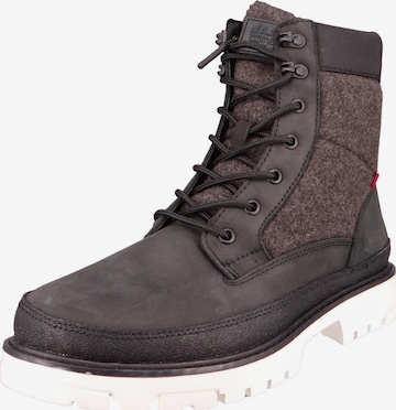 LEVI'S ® Lace-Up Boots in Black: front