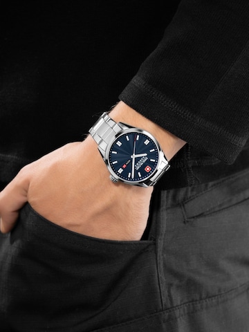 SWISS MILITARY HANOWA Uhr 'Military Hanowa' in Silber