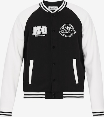 Mo ATHLSR Zip-Up Hoodie in Black: front