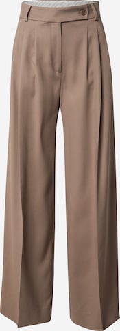 Pantalon à pince 'KAAYUA' ARMEDANGELS en marron : devant