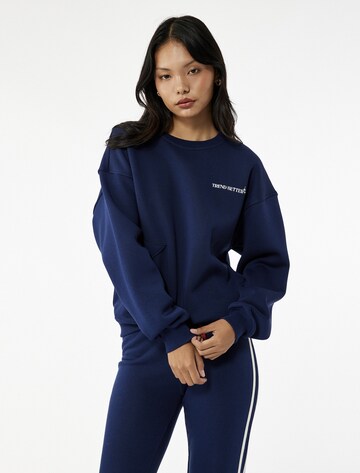 Koton Sweatshirt in Blue: front