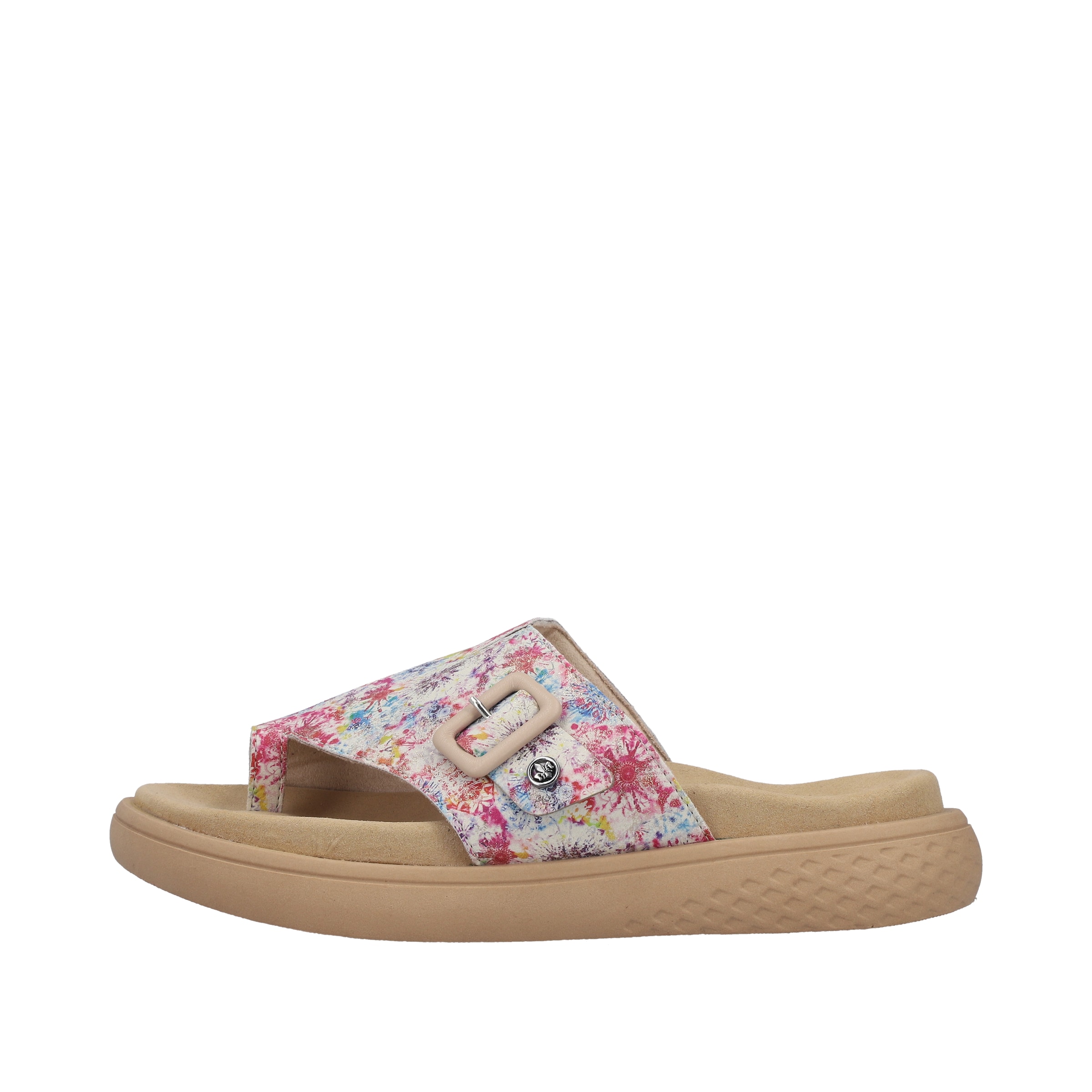Rieker T-Bar Sandals in Mixed colors