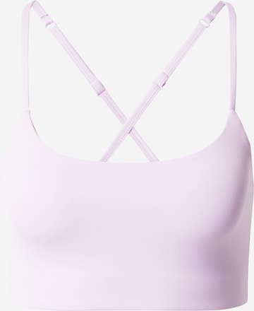 Girlfriend Collective Bustier Sportmelltartók 'Juliet' - lila: elől