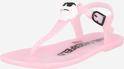 Karl Lagerfeld Sandaalit värissä roosa / musta / valkoinen, Tuotenäkymä