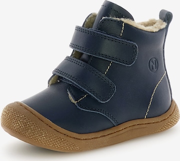 NATURINO First-Step Shoes in Blue: front