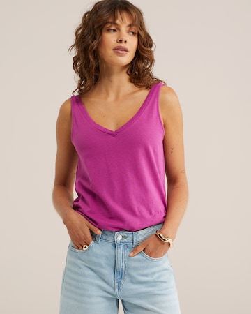 WE Fashion Top in Roze: voorkant