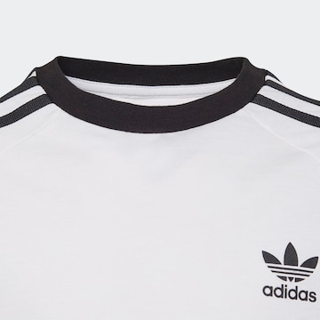 ADIDAS ORIGINALS Tričko 'Adicolor 3-Stripes' - biela