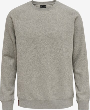 Sweat-shirt Hummel en gris : devant