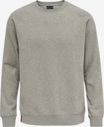 Hummel Sweatshirt in Grijs: voorkant