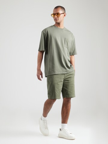 SCOTCH & SODA T-Shirt 'Seasonal Core' in Grün