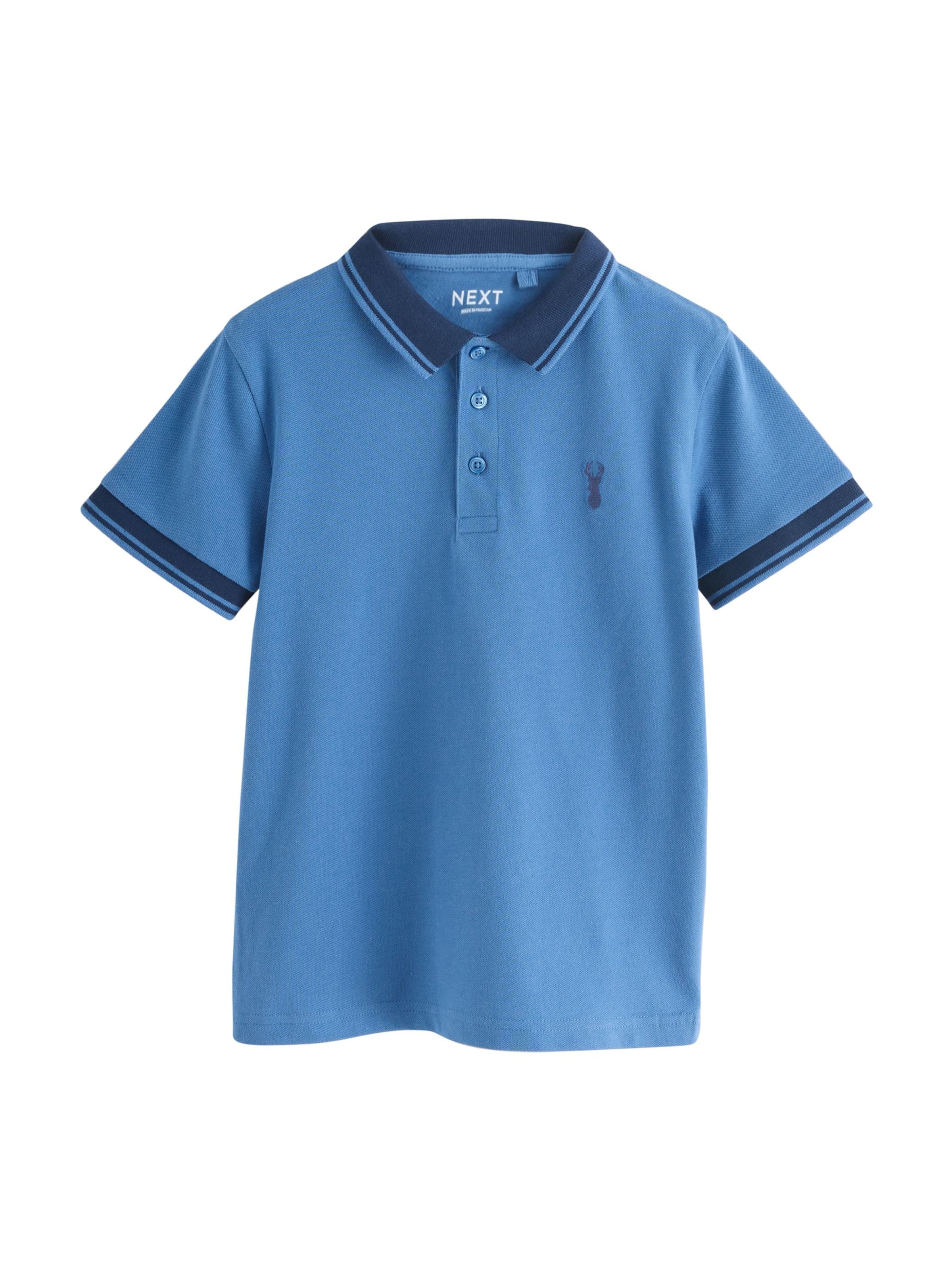 T-Shirt Next en bleu : devant