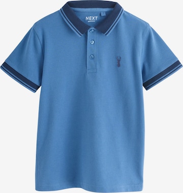 T-Shirt Next en bleu : devant