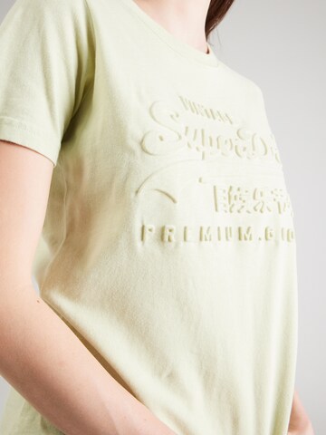Superdry Футболка в Зеленый