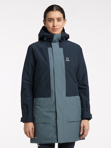 Haglöfs Outdoor Jacket 'Salix Proof Mimic' in Blue: front