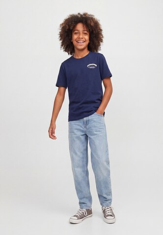 Jack & Jones Junior T-Shirt in Blau: Vorderseite