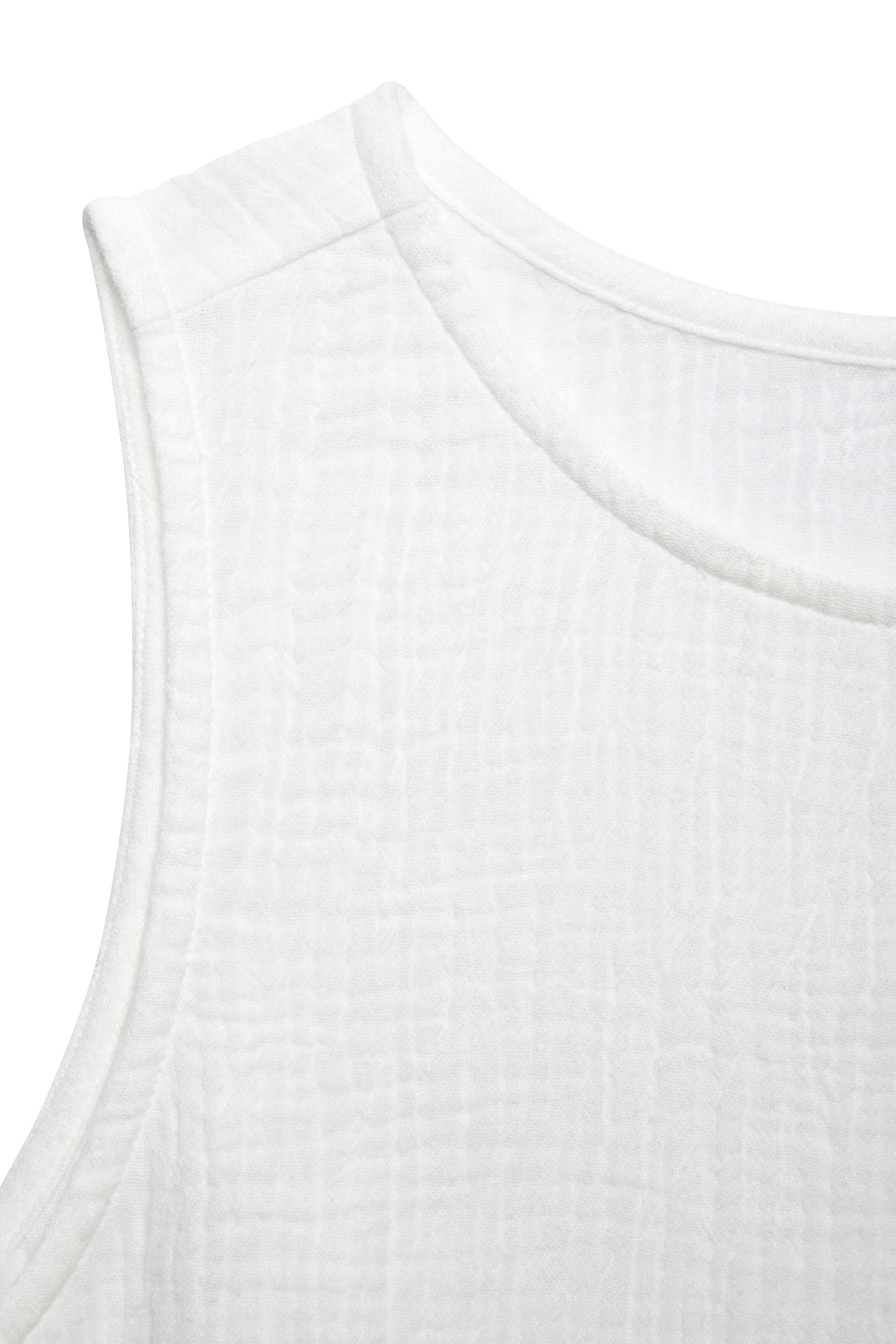 BEACH TIME Top in White