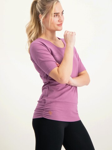 Urban Goddess Yoga & Activewear Performance Shirt 'Kami Yoga Tee' in Purple