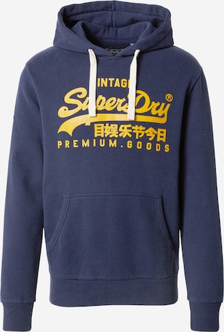 Superdry Sweatshirt 'Vintage' in Blue: front