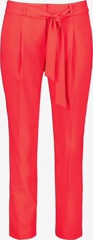 TAIFUN Pleated Pants in Red: front