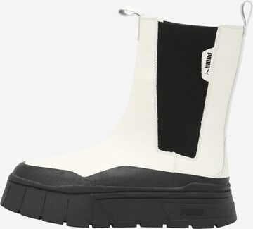 PUMA Chelsea-bootsi 'Mayze' värissä valkoinen