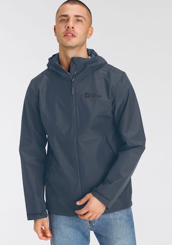 JACK WOLFSKIN Between-Seasons Parka in Blue: front