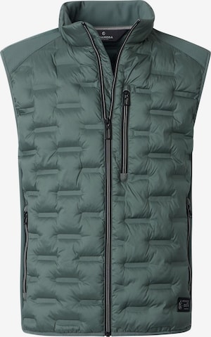 CASAMODA Bodywarmer 'Basic' in Groen: voorkant