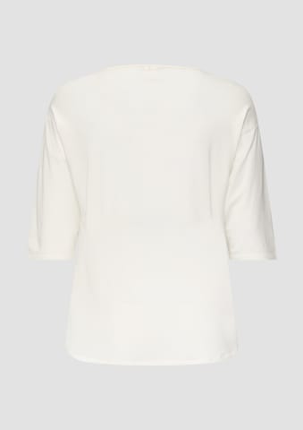 T-shirt QS en blanc