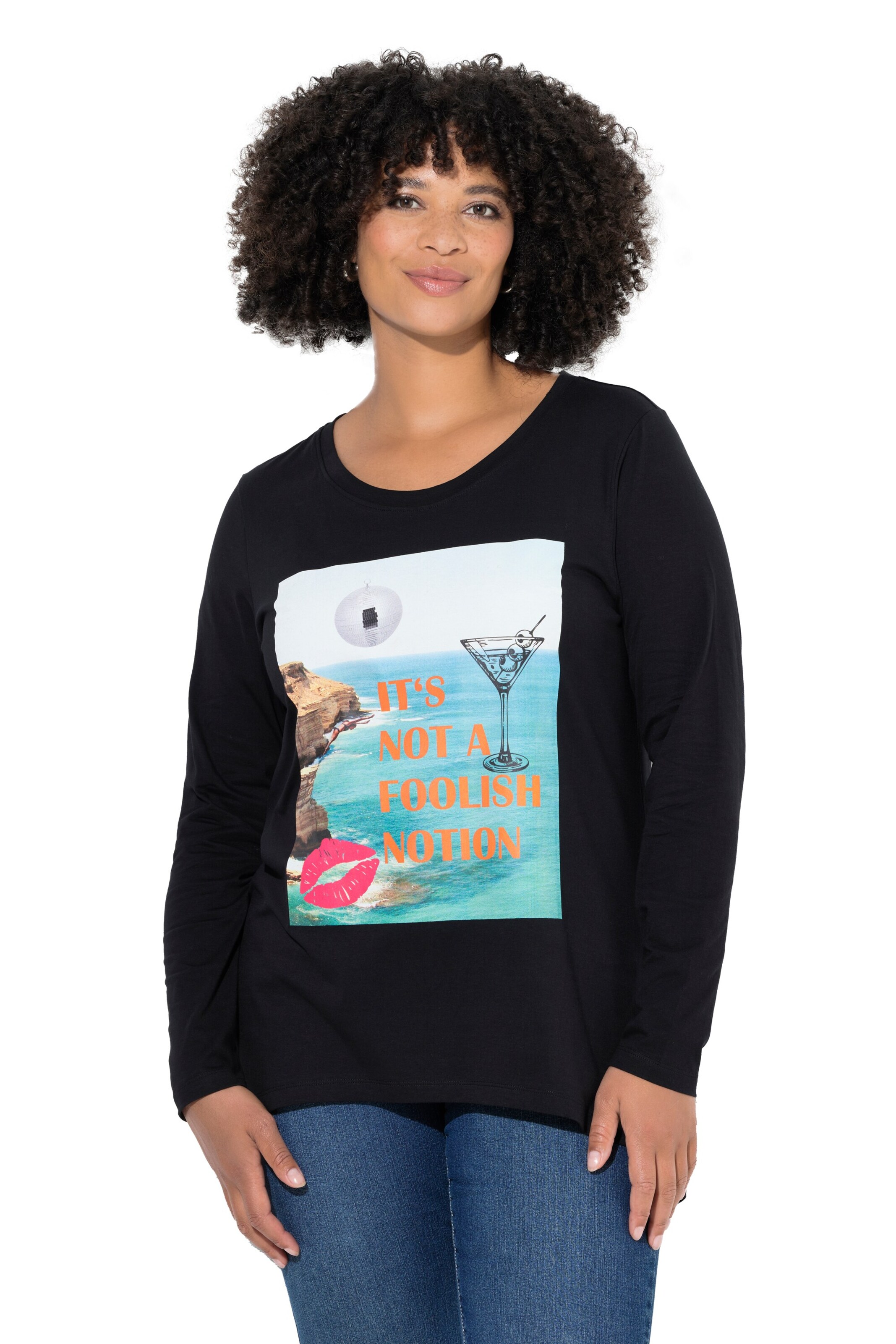 Angel of Style Shirt in Zwart: voorkant