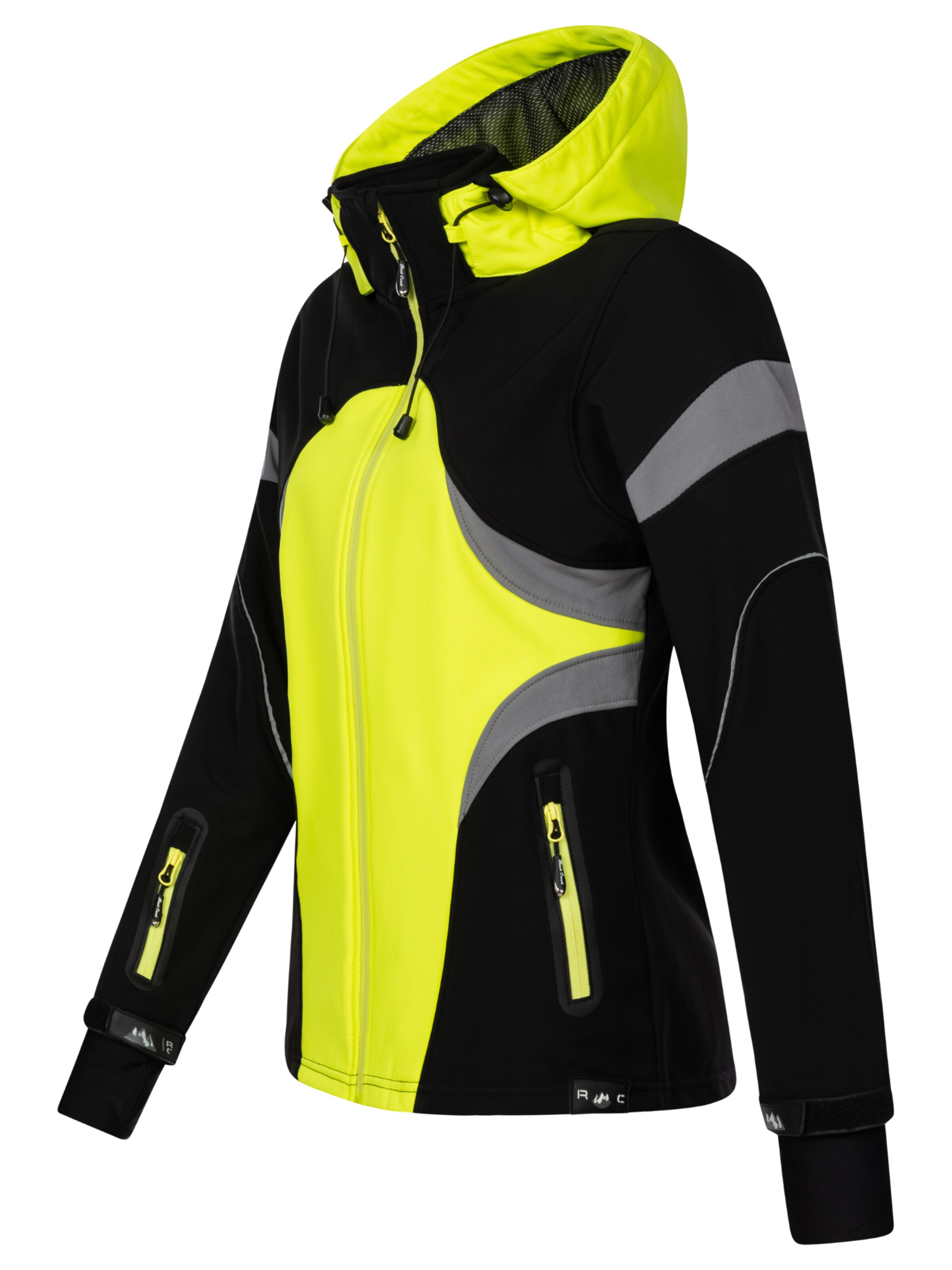 Rock Creek Outdoorjacke in Gelb