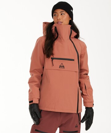 SOS Performance Jacket 'Taos' in Red: front