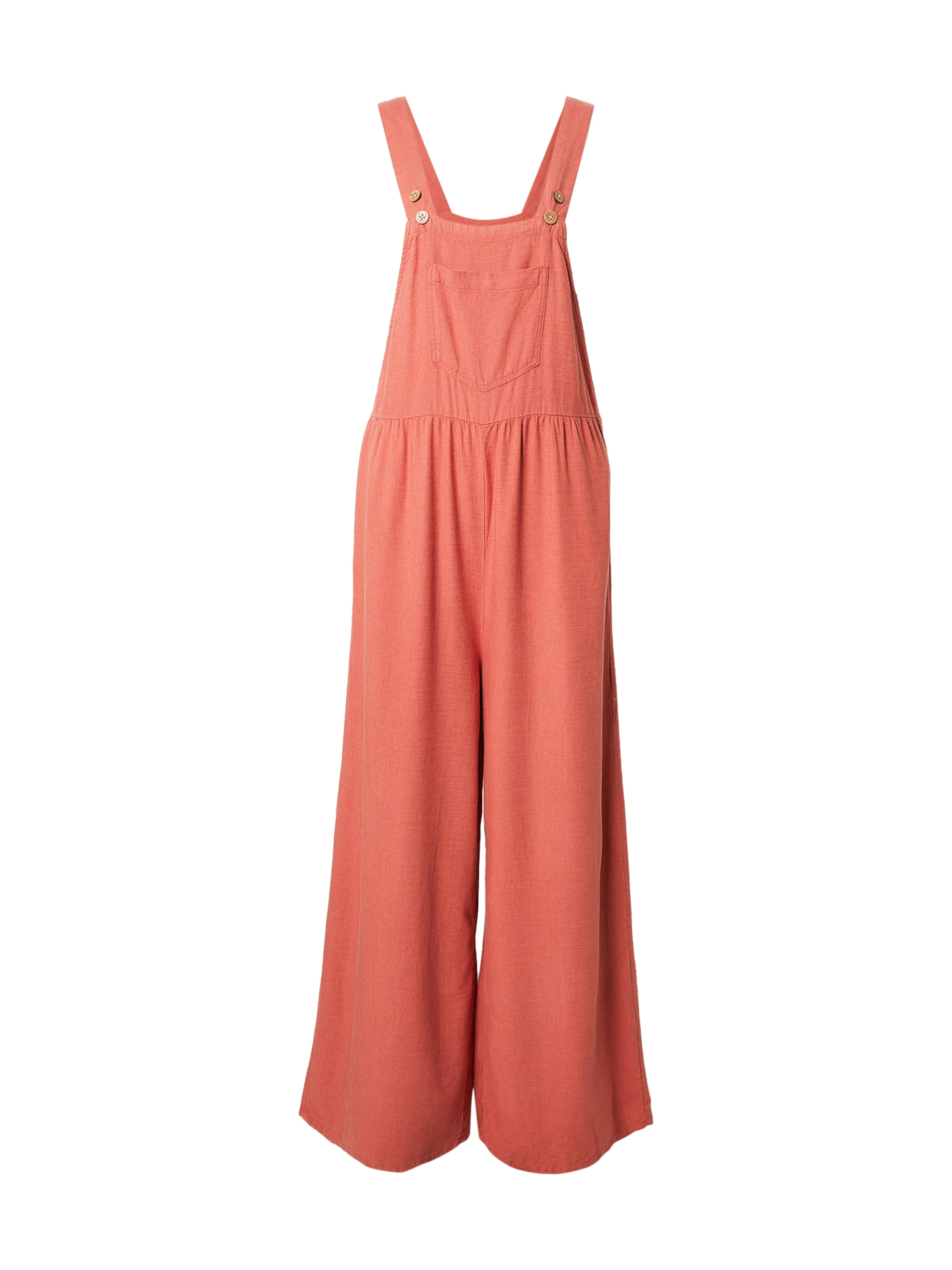 ROXY Wide leg Dungarees 'Easy Isle' in Orange: front