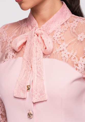 Ombre Blouse in Roze